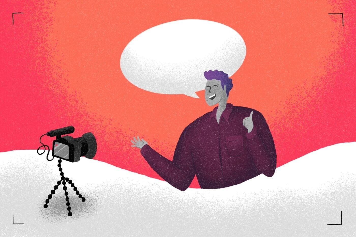 Man shooting new video content in St. Petersburg