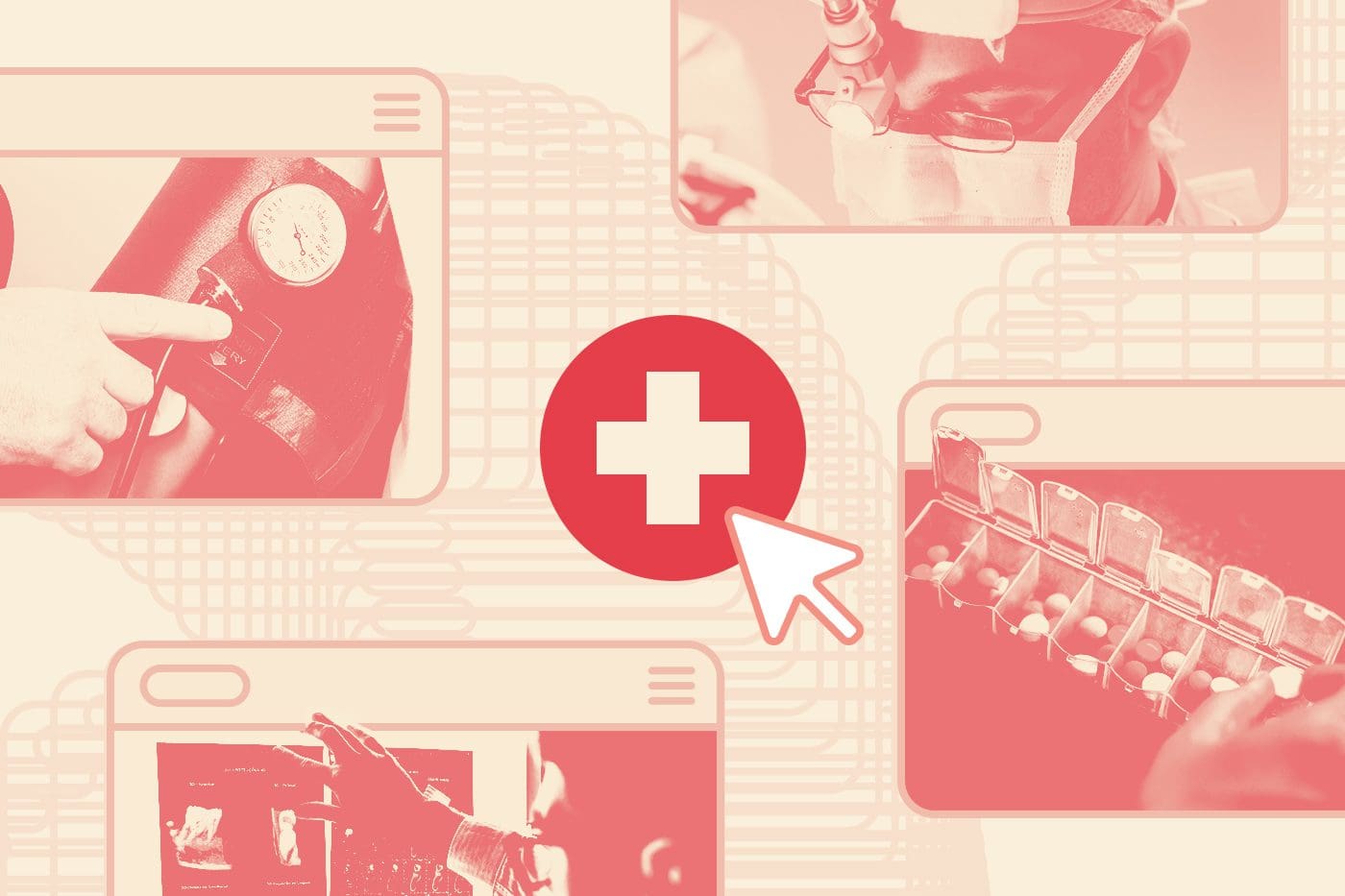 A graphic showing how important design is for healthcare websites