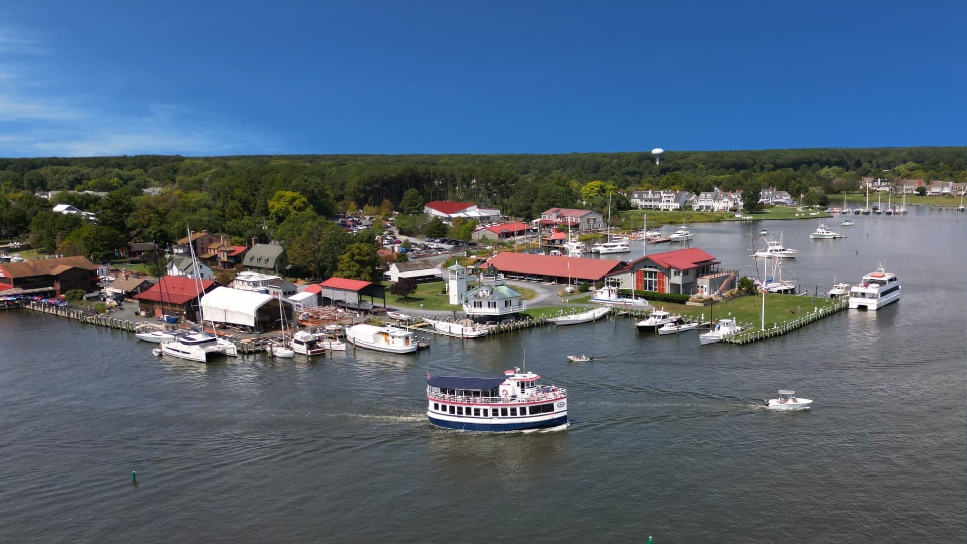 birds eye view of Chesapeake Bay
