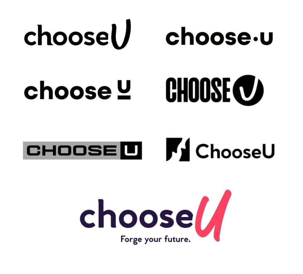 chooseu logo options