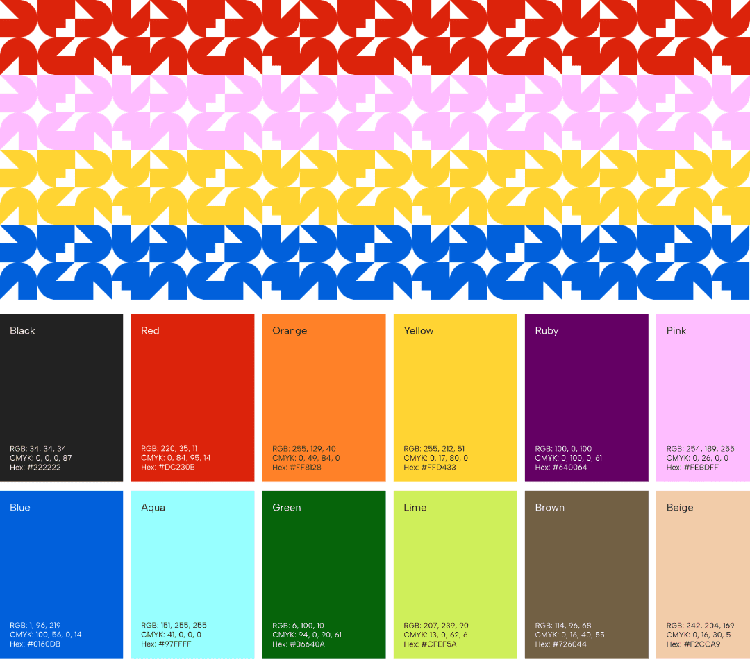 DFAC brand elements and colors